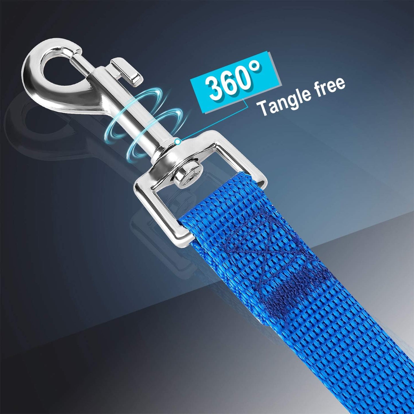 Dog Leash for Small Medium Large Dogs,Long Dog Leashes for Obedience Recall Training,Camping,20Ft,Blue